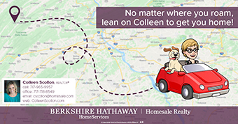 Lean on Colleen to get you home!
